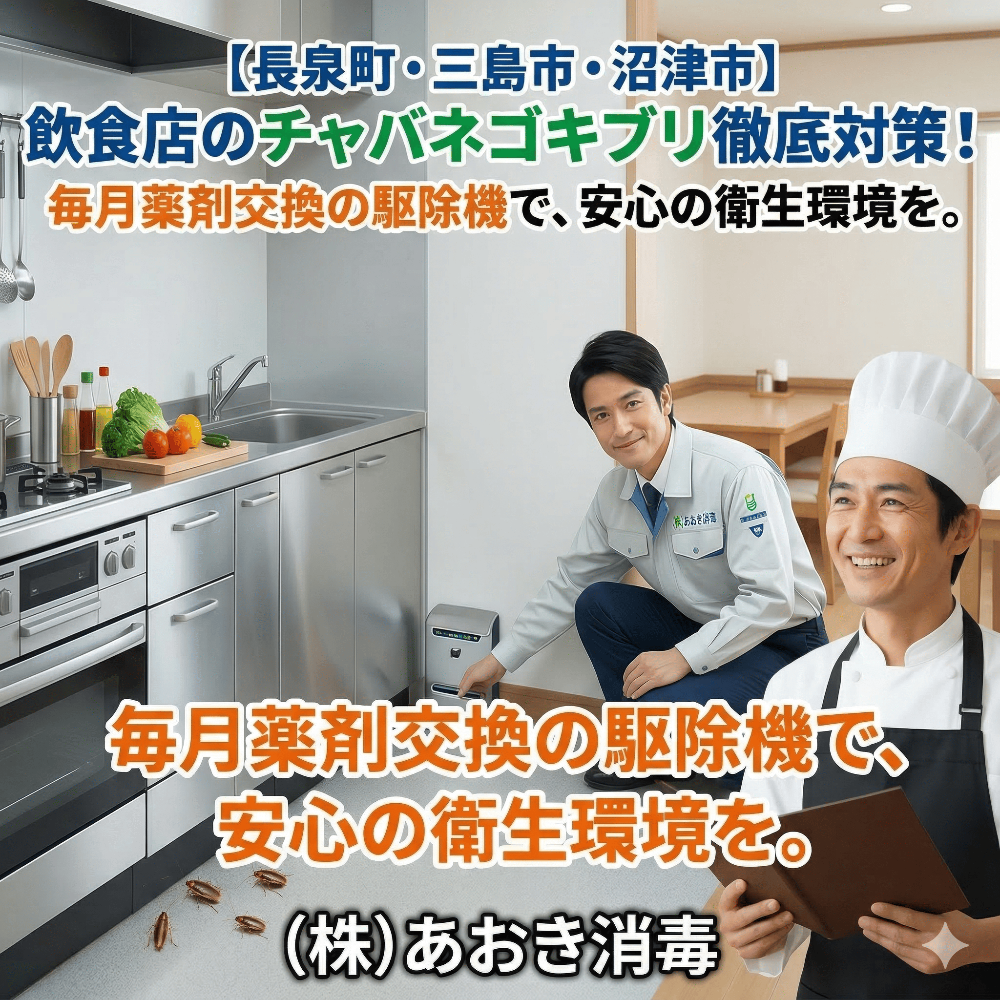 飲食店ゴキブリ駆除