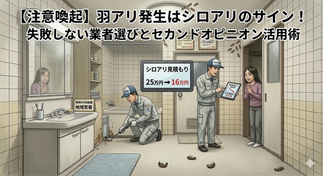 「正しいシロアリ駆除業者の選び方」