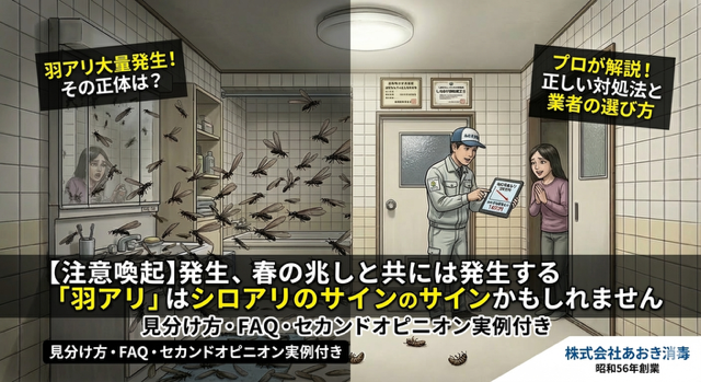 静岡でシロアリの羽アリが出る時期はいつ？住宅で注意したいサインと対処法