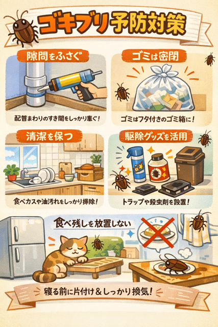 ゴキブリ予防駆除