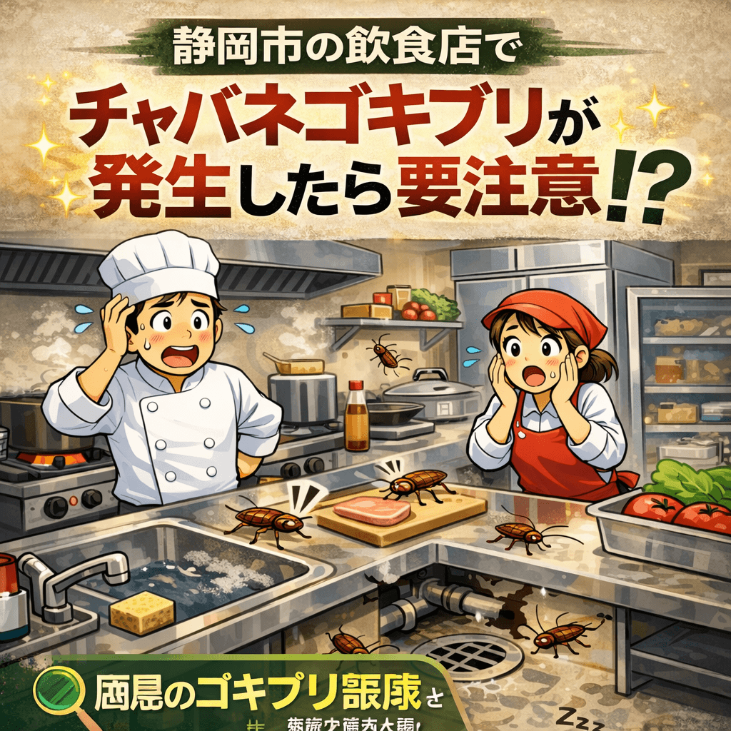 静岡市 飲食店 ゴキブリ駆除